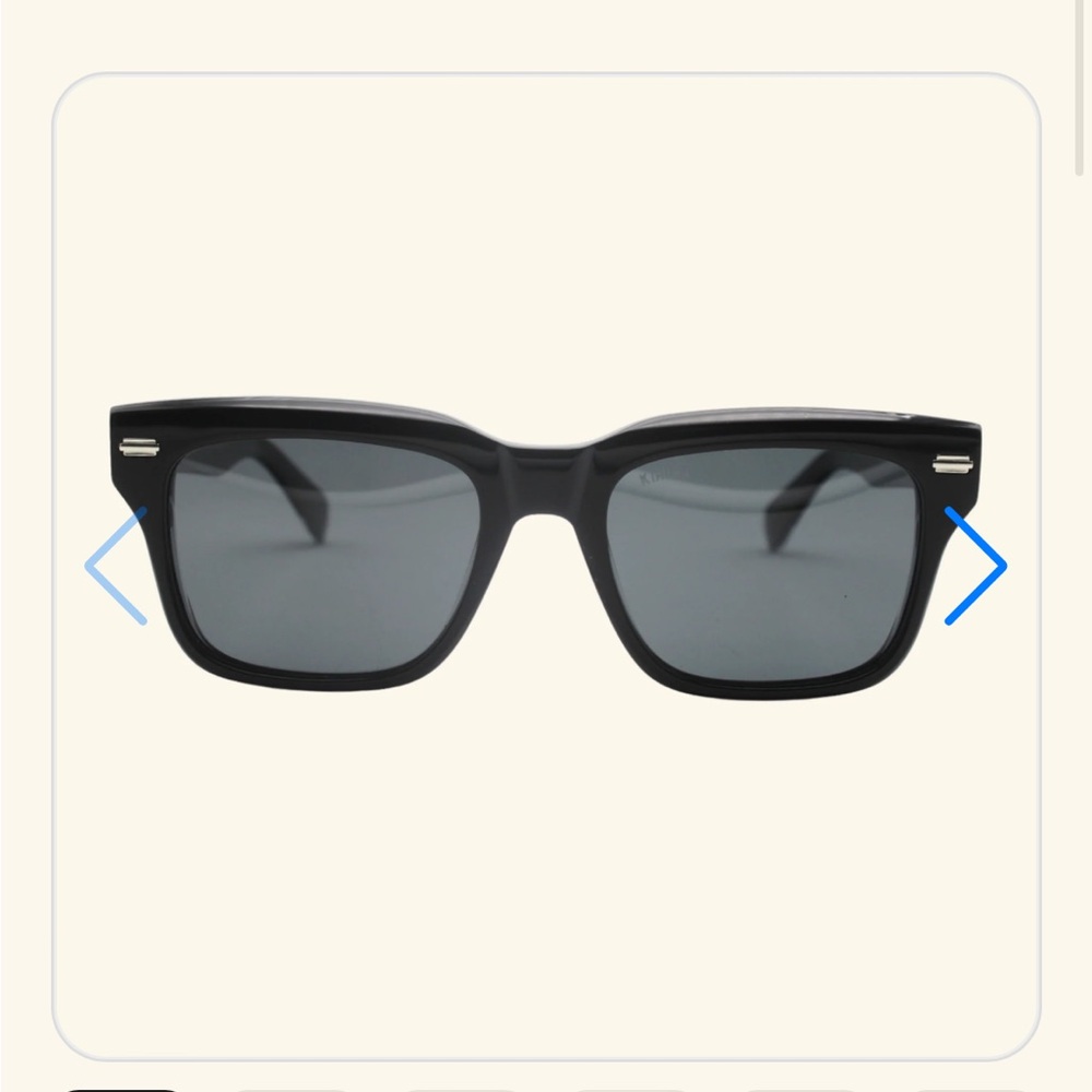 Kiaura eichler unisex sunglasses in black crystal